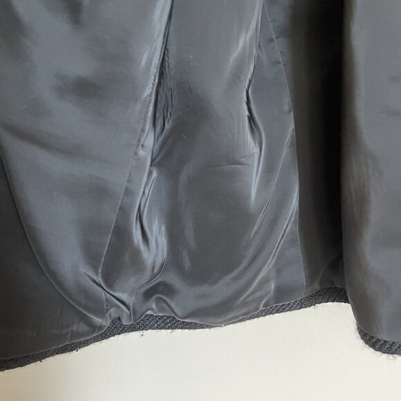 Talbots Wool Blend Coat Black Plus Size 18W Blazer Office Formal Pockets Buttons - Picture 6 of 8